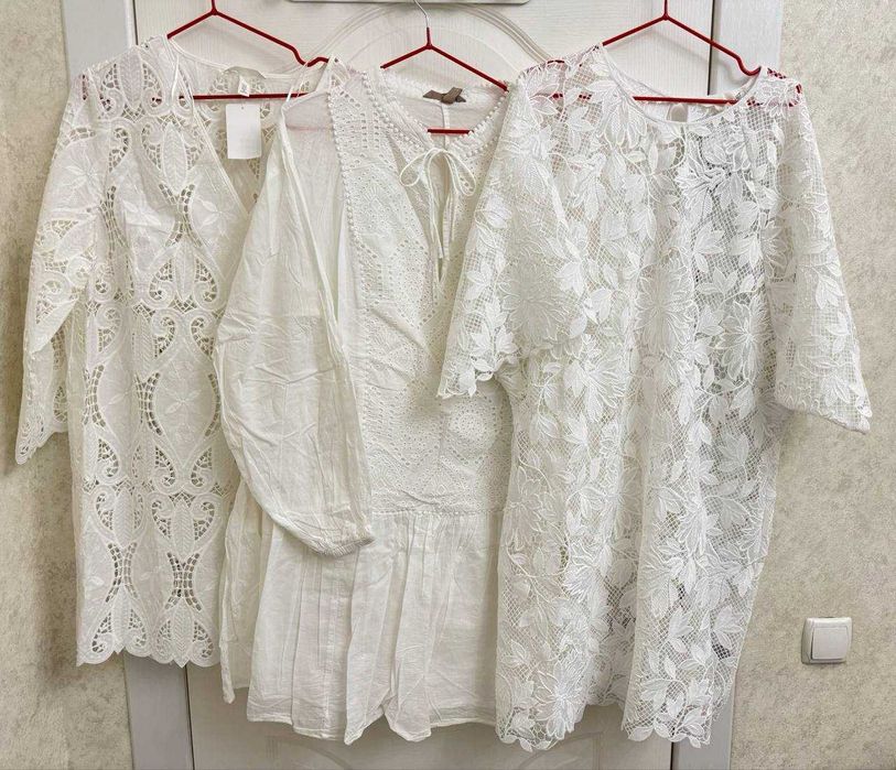 Новые вышитые платья /туники H&M, размер М /XL/ XXL