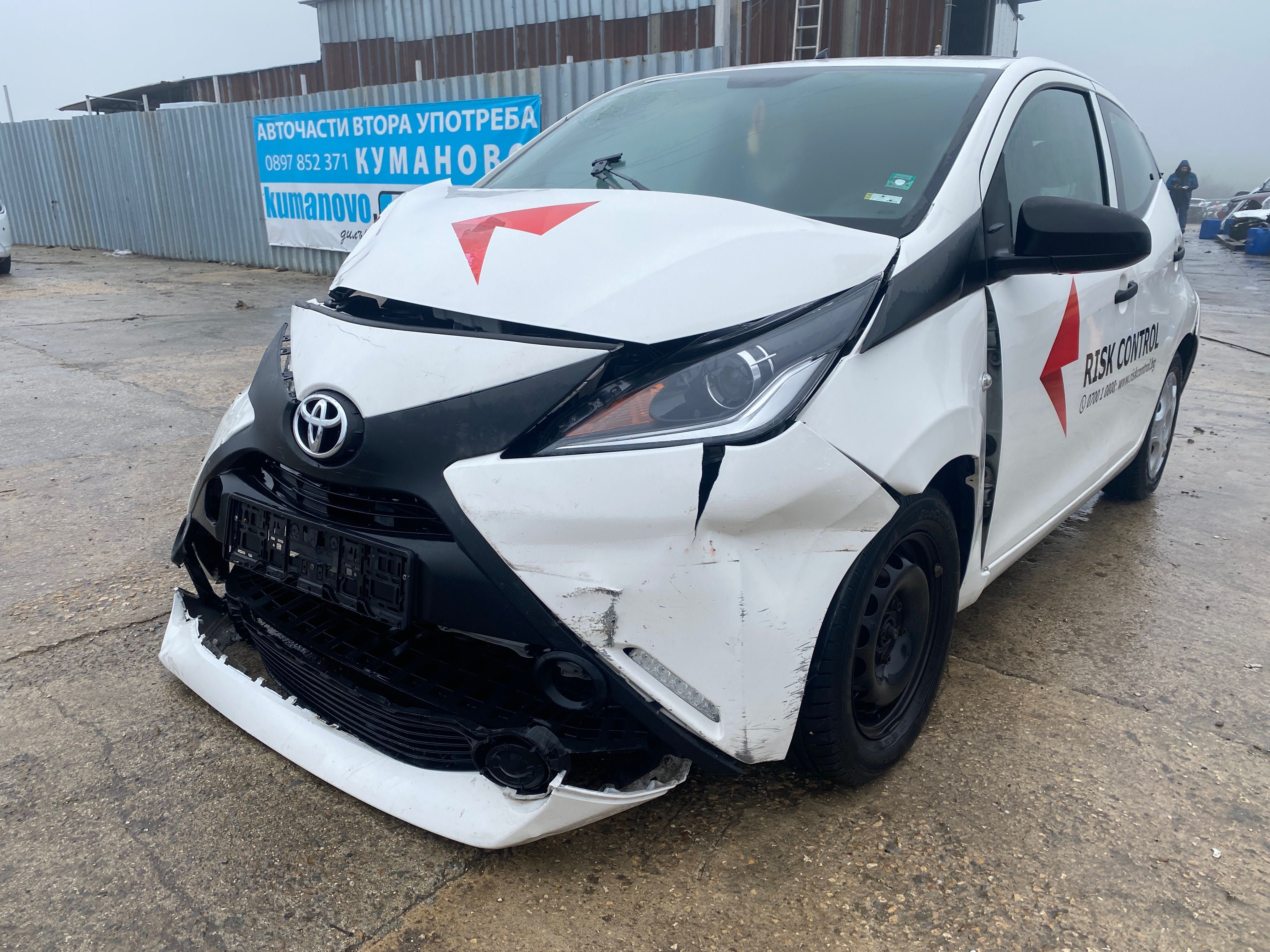 Toyota Aygo 1.0i, 2015, 69 ph., 5sp., engine 1KR, 140 000 km., euro 6B