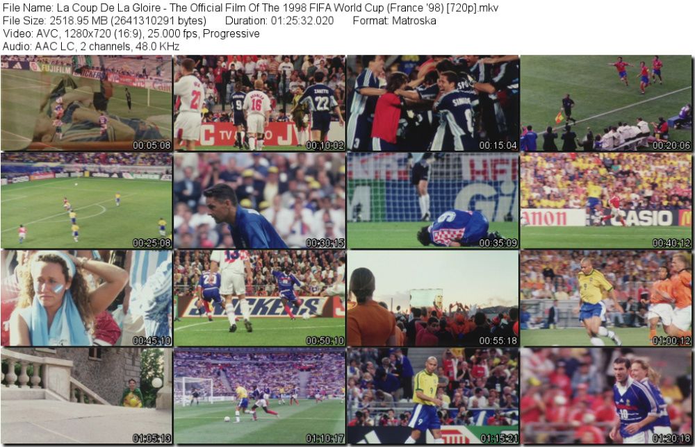 Campionate Mondiale Fotbal Filme Oficiale HD: '78,'82,'86,'90,'94&'98