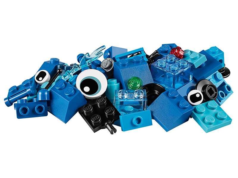 НОВИ! LEGO® Classic 11006 Творчески сини тухлички кит влакче робот