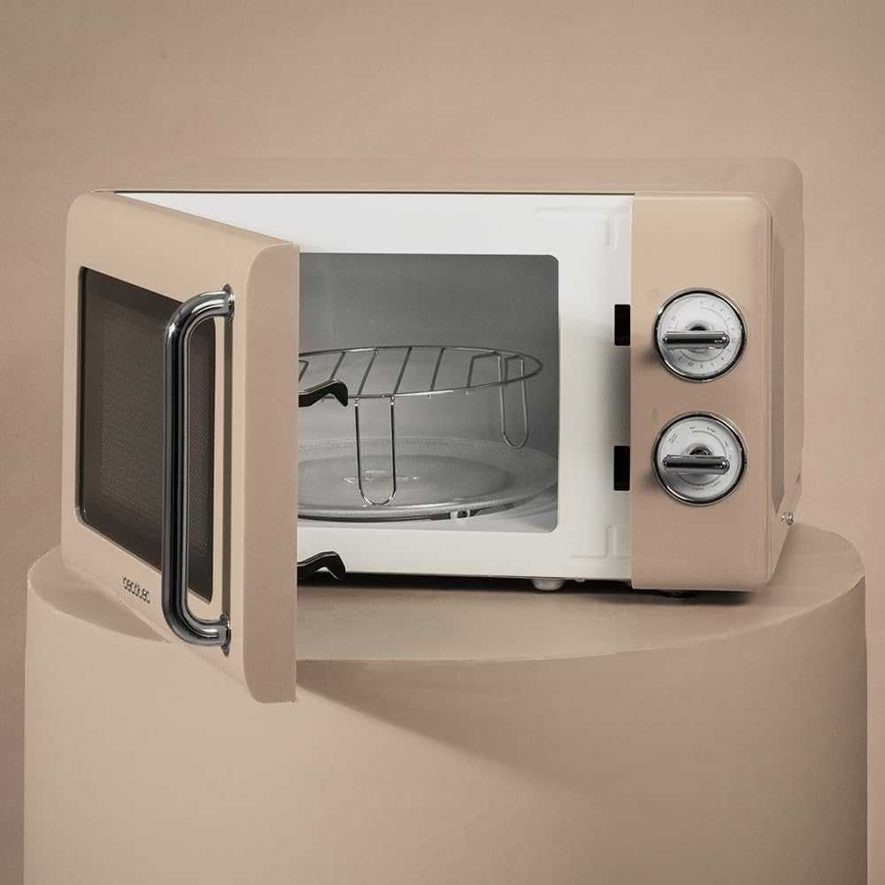 Микровълнова печка с грил Cecotec Proclean 3110 Retro Beige 20L 700W