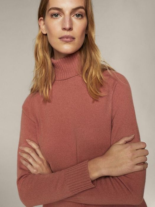 Pulover cu guler Massimo Dutti