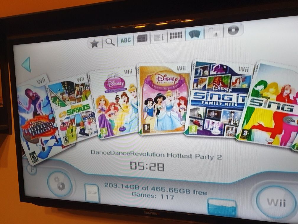 Wii hdd extern cu 120 jocuri