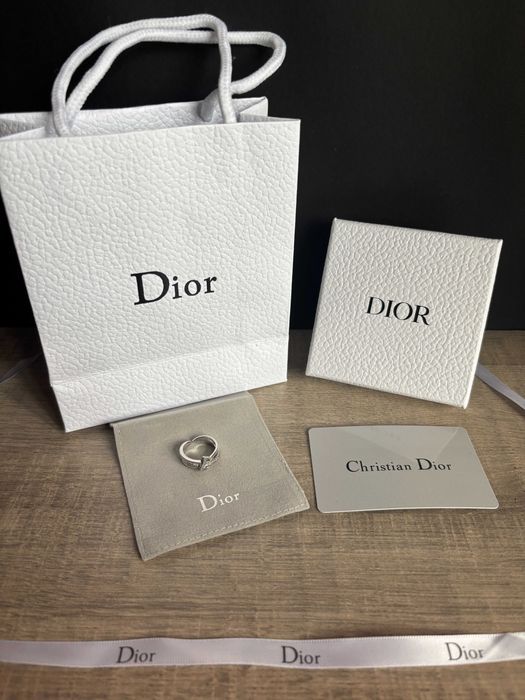 Пръстен Dior с оригинална кутия, торбичка и сертификат