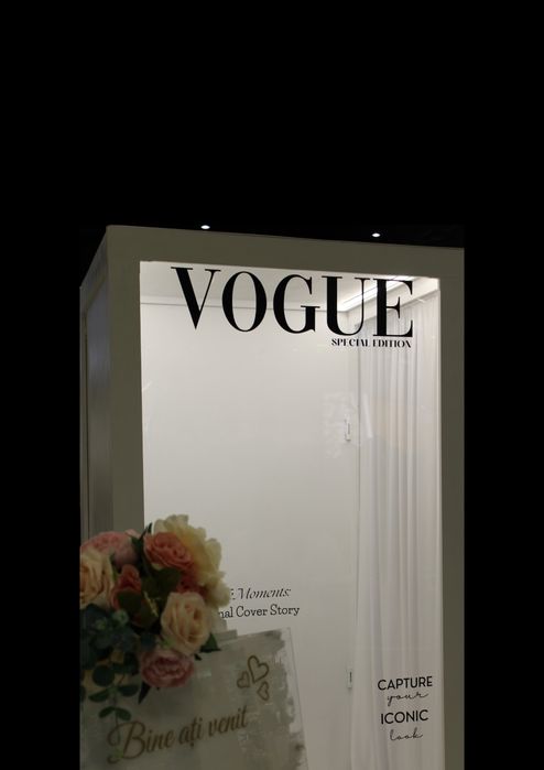 Cabina foto stil revista Vogue / decor evenimente
