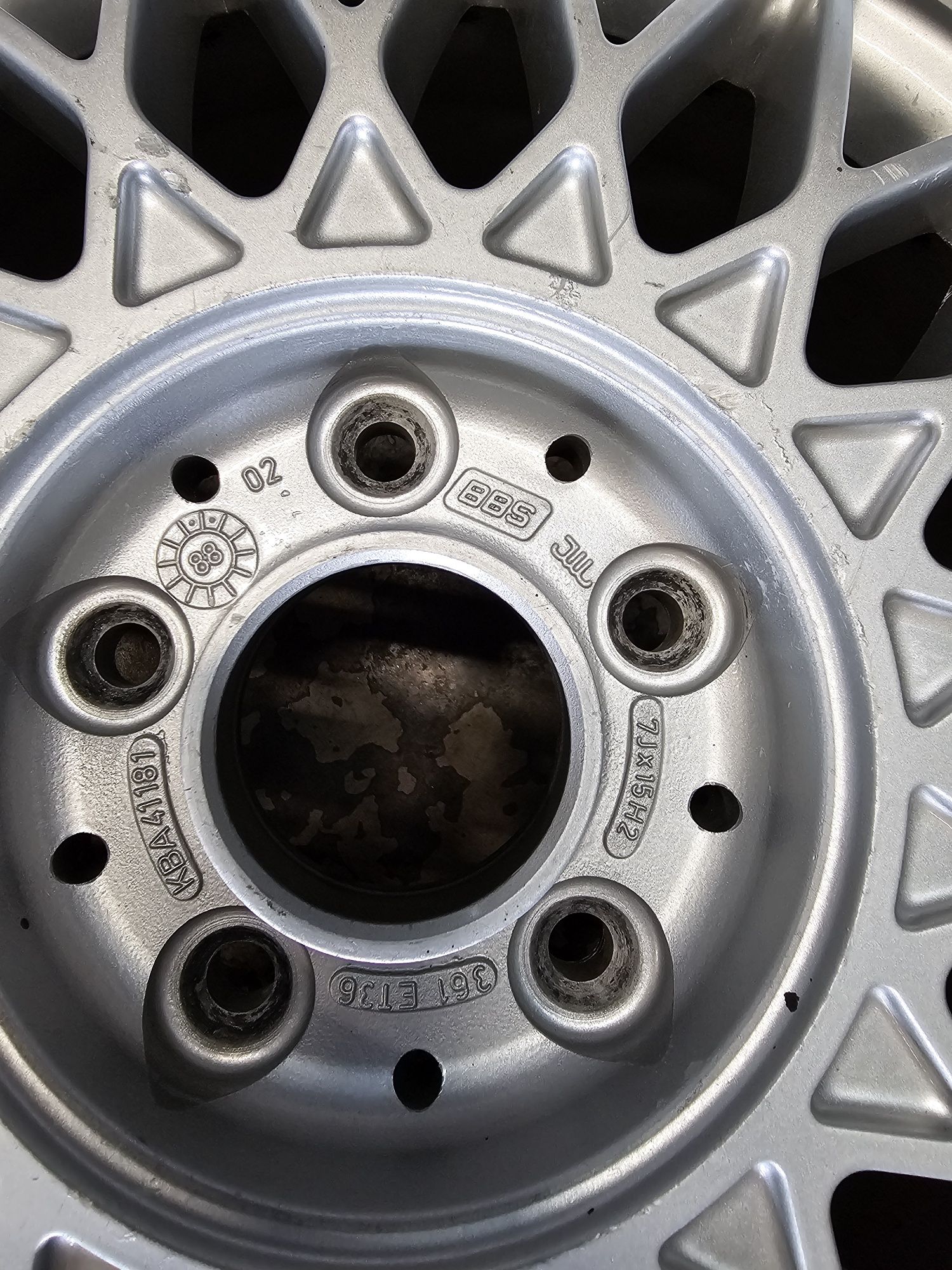 Set jante BMW R15 , 5x120 , BBS originale