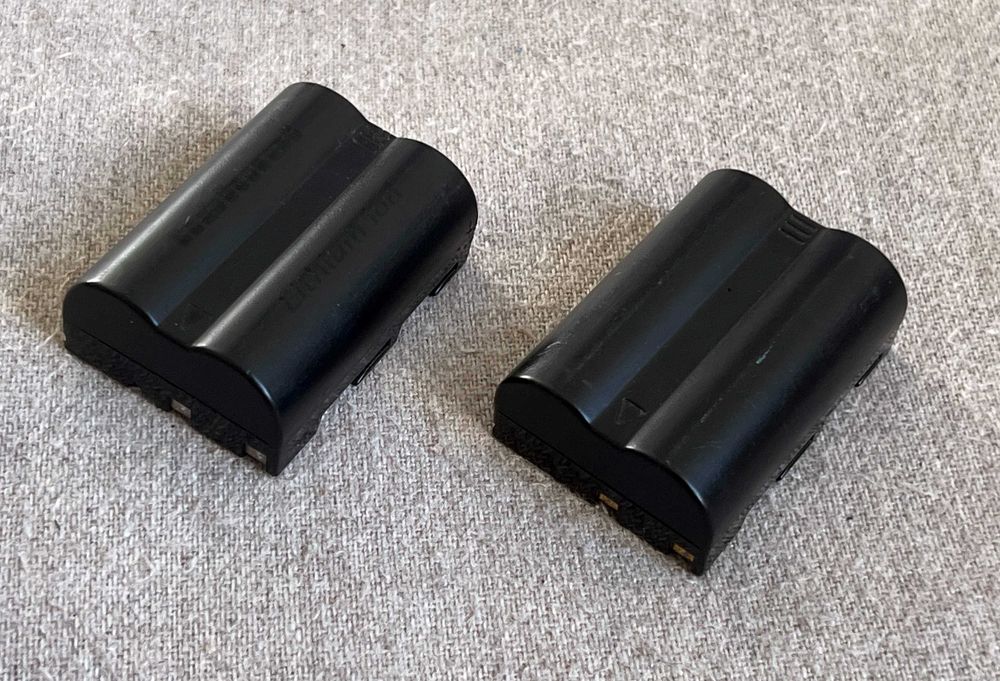 Set 2 acumulatori Nikon EN EL3 EN EL3a 7.4V 1500mAh Li ion