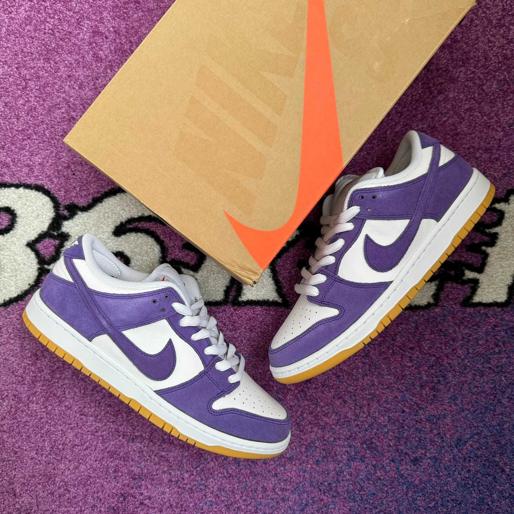 Nike SB Dunk Low Pro ISO Orange Label Court Purple, 42.5, noi