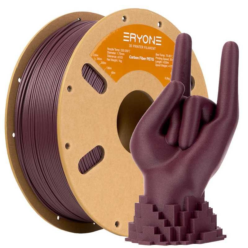 PETG-CF, ASA-CF, PLA-CF, Carbon Fiber, Филамент с Карбонови Частици