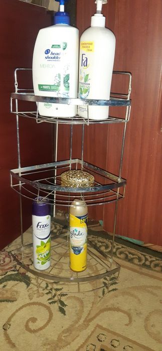 Трёх рядный полка для ванны