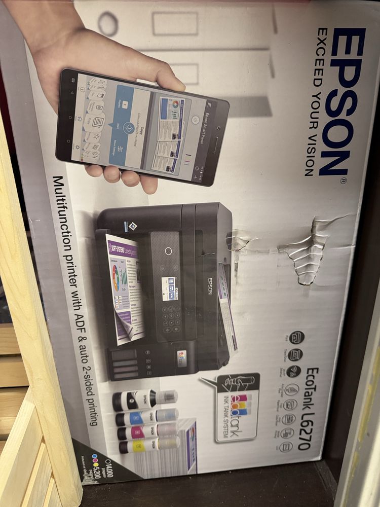 Мултифункционалнo устройствo /Принтер/ Epson - EcoTank L6270, черно