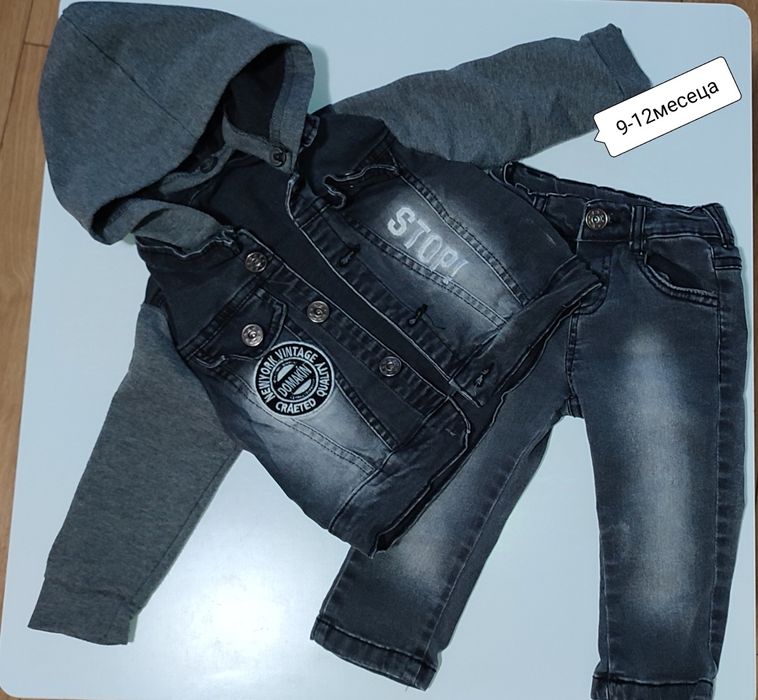 Детски дрехи за сезон есен/зима- горнища, якета, панталони H&M, халат