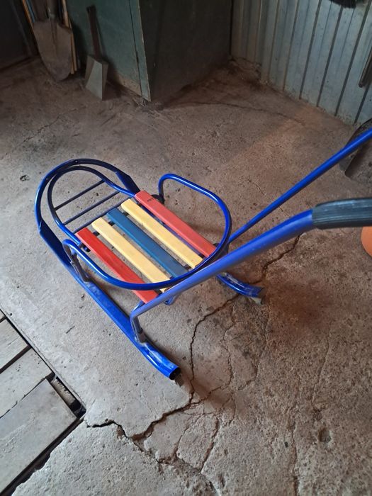 детские санки с колесиками