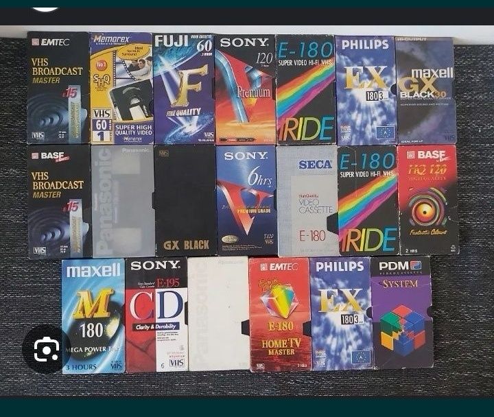 Casete VHS inregistrari