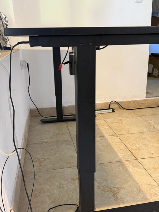 Birou reglabil electric 70x140 negru