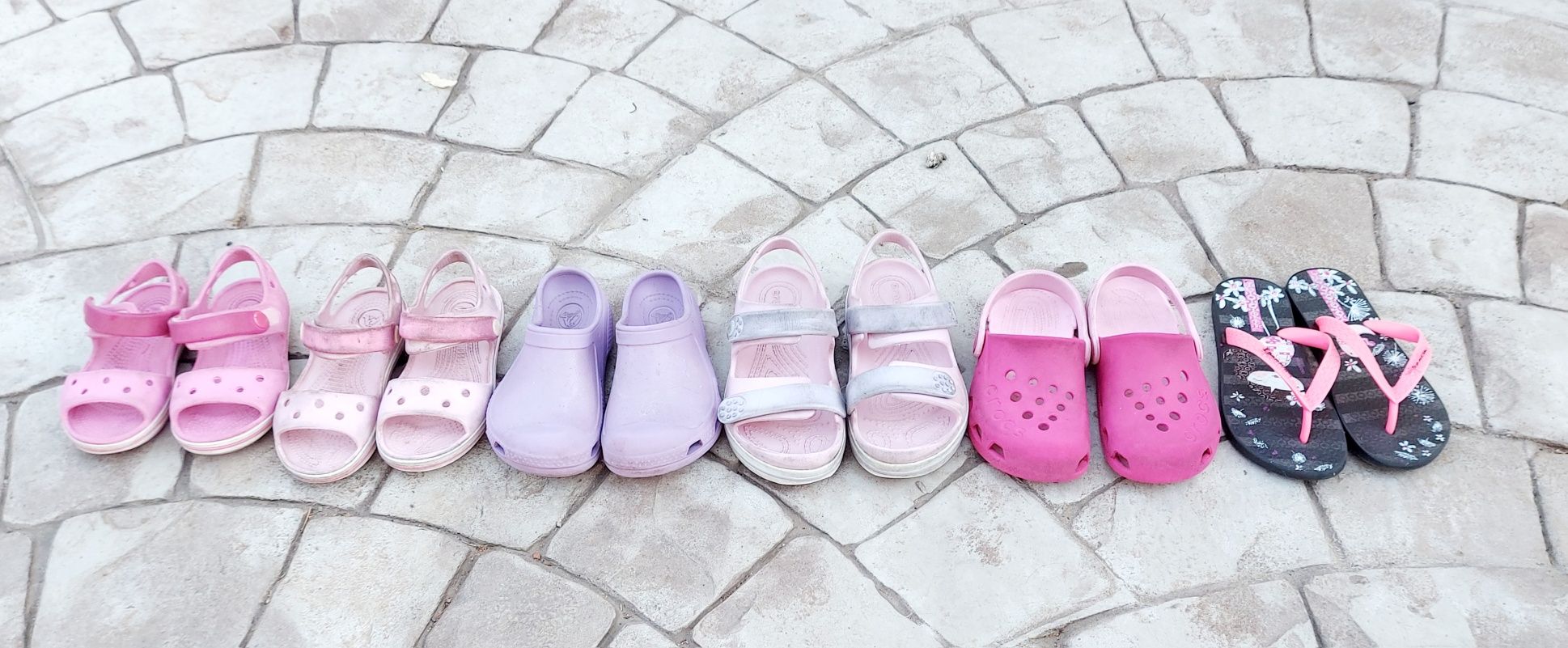 Детски Crocs сандалки + Ipanema чехли , всички заедно