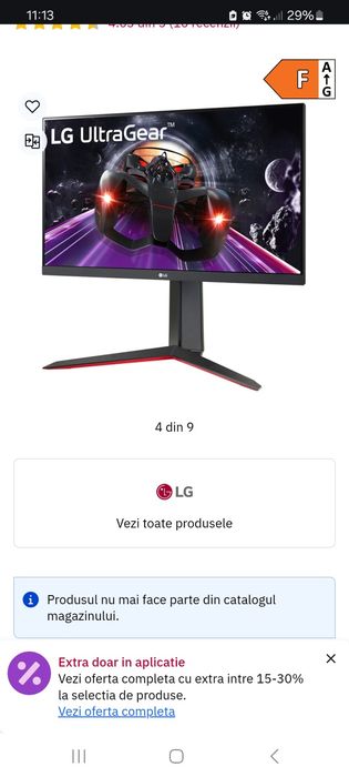 Vand/schimb Monitor lg