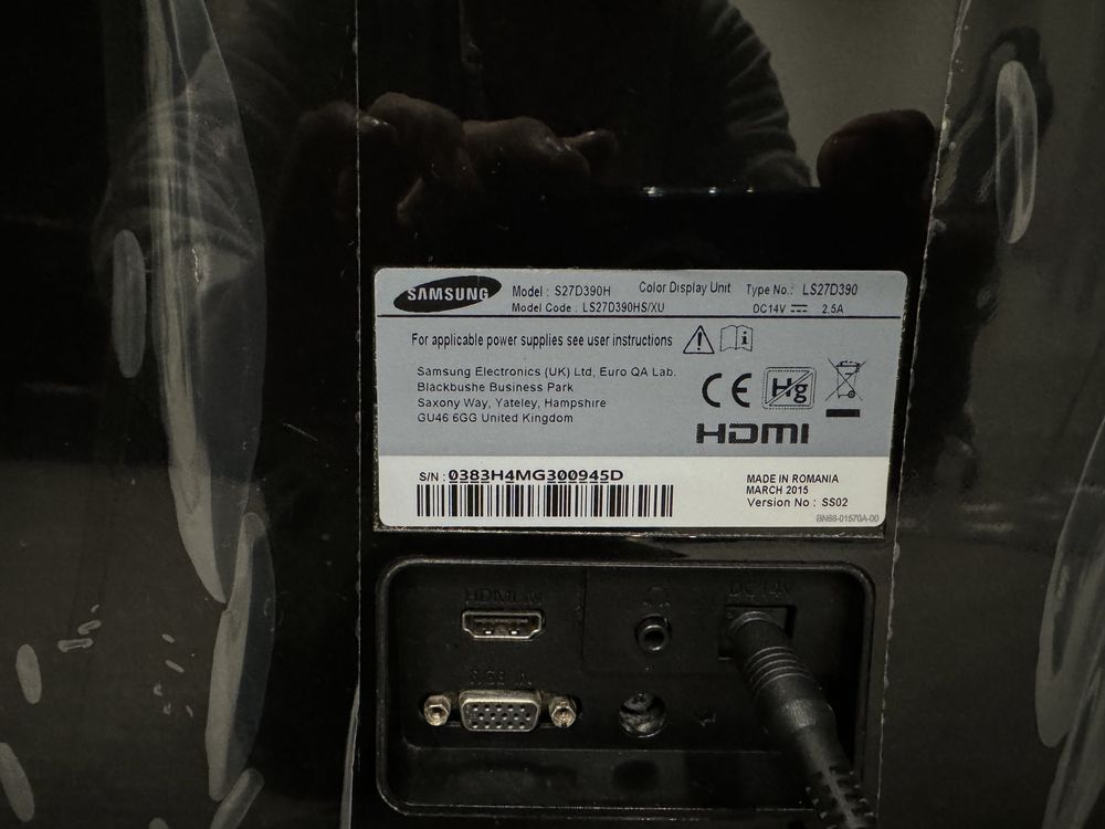 Samsung monitor 27” foarte bine intretinut