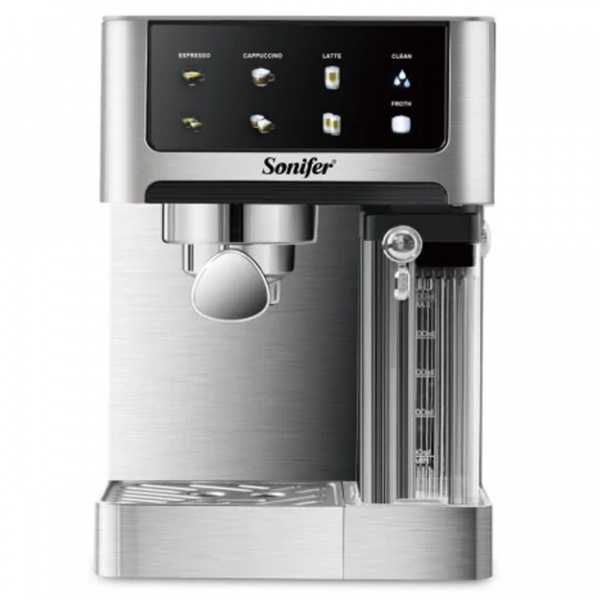 Кофемашина Sonifer SF-3587, сенсорное управление,для капучино,эспрессо