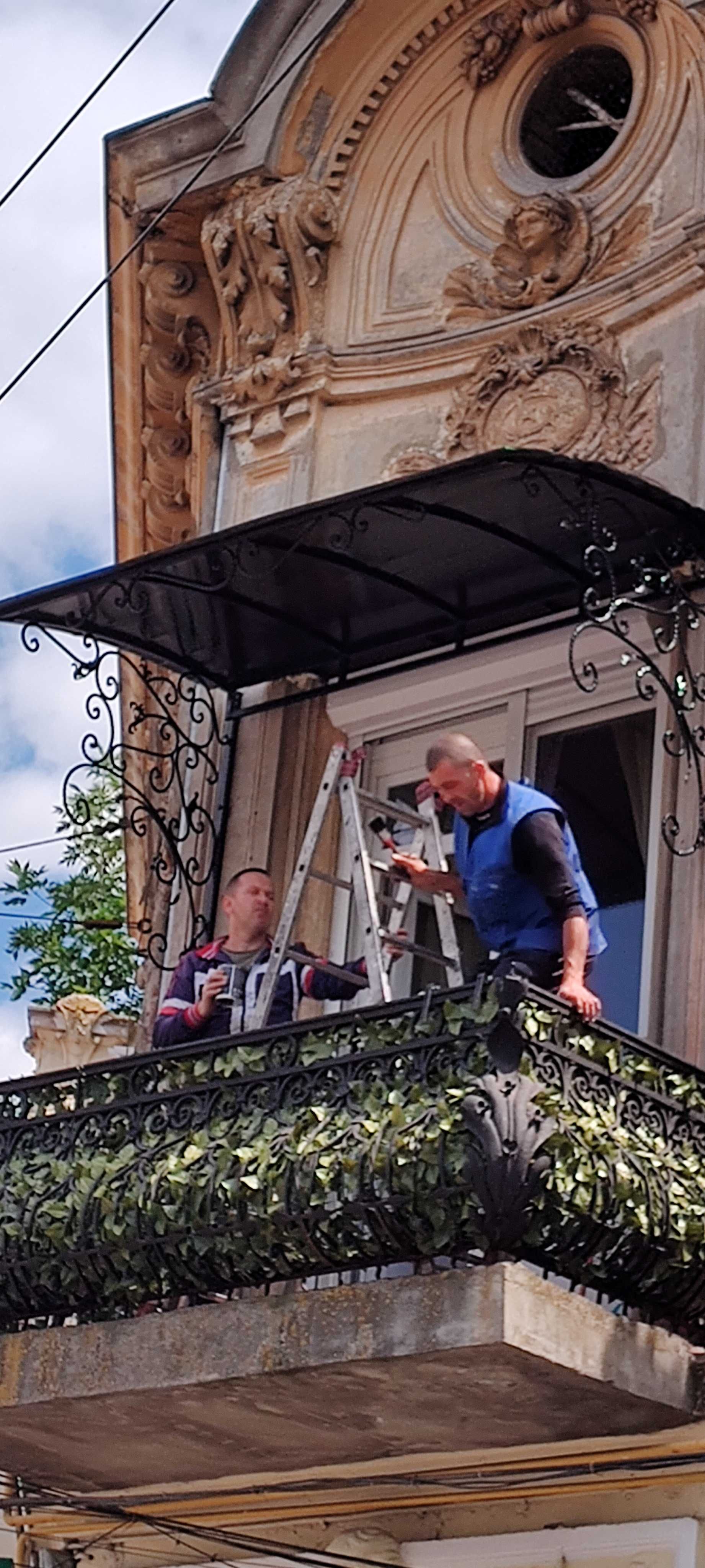 Copertină fier forjat