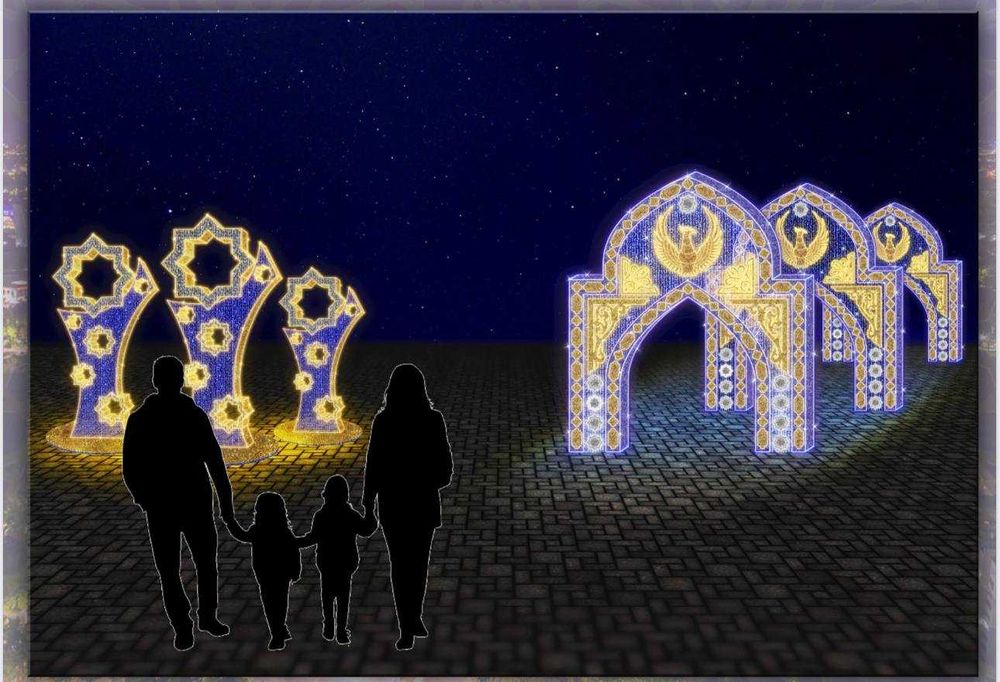 Установка новогодних ёлок || Yangi yil archasini o'rnatish