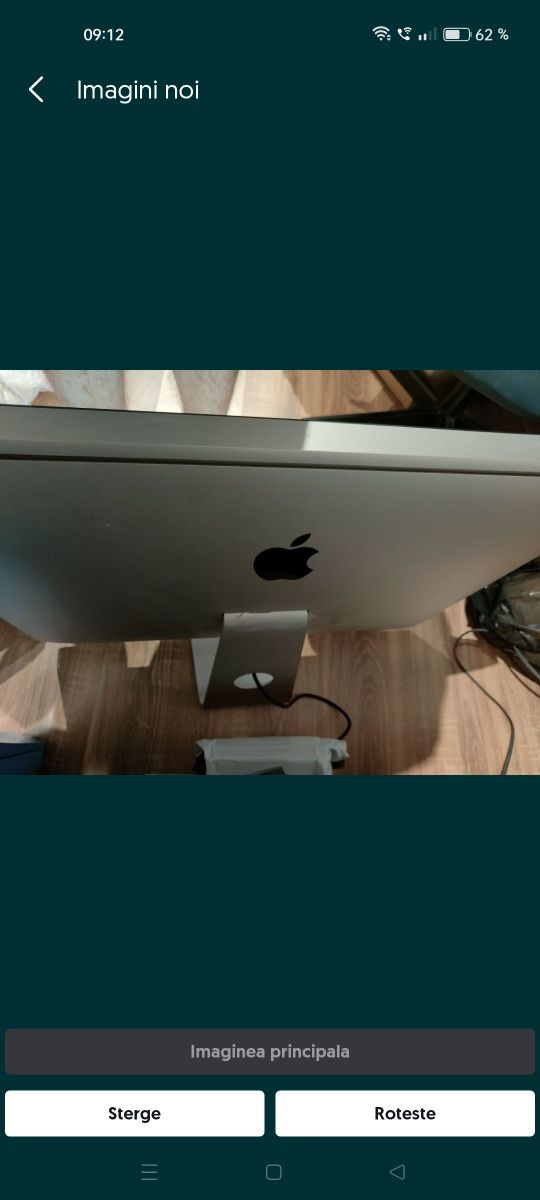 iMac Apple all in one Apple display spart , căzut de pe birou 27"