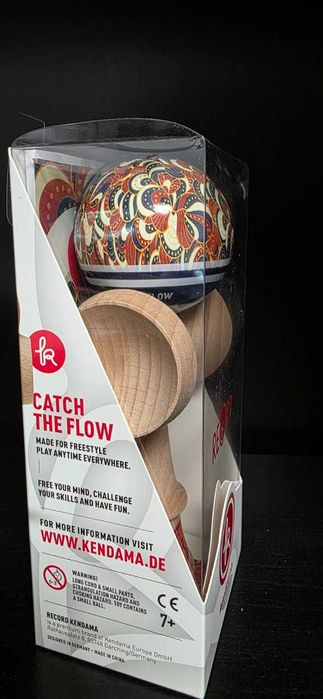 Kendama Europe Record Wondercurl MC – ediție Aqua, pachet complet