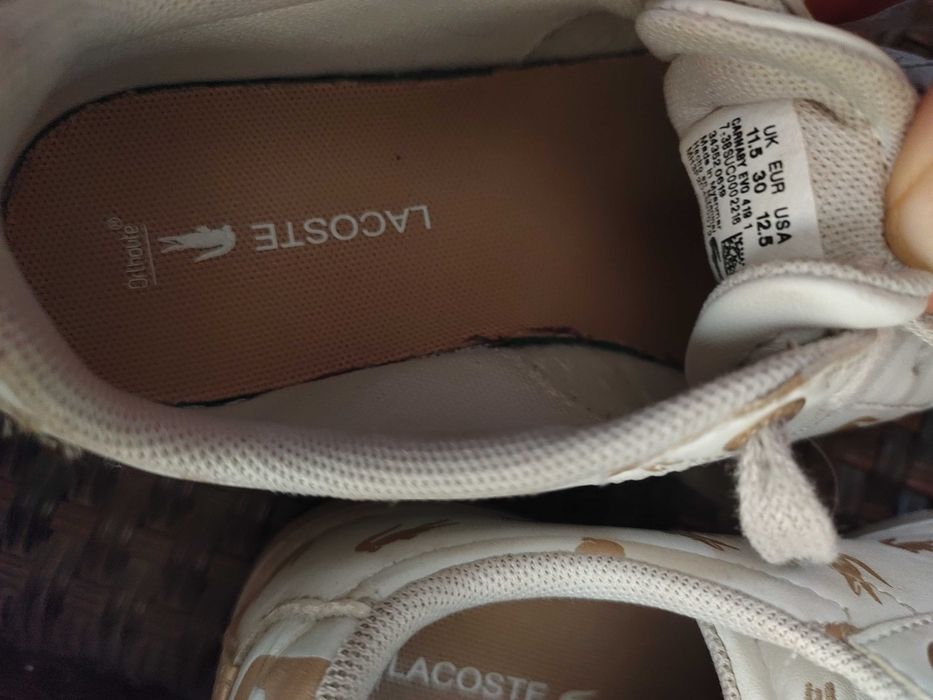 Lacoste + кожени обувки