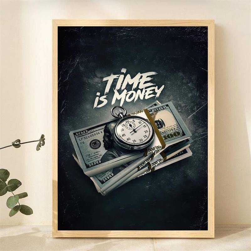Постер - Time is Money - Времето е пари.