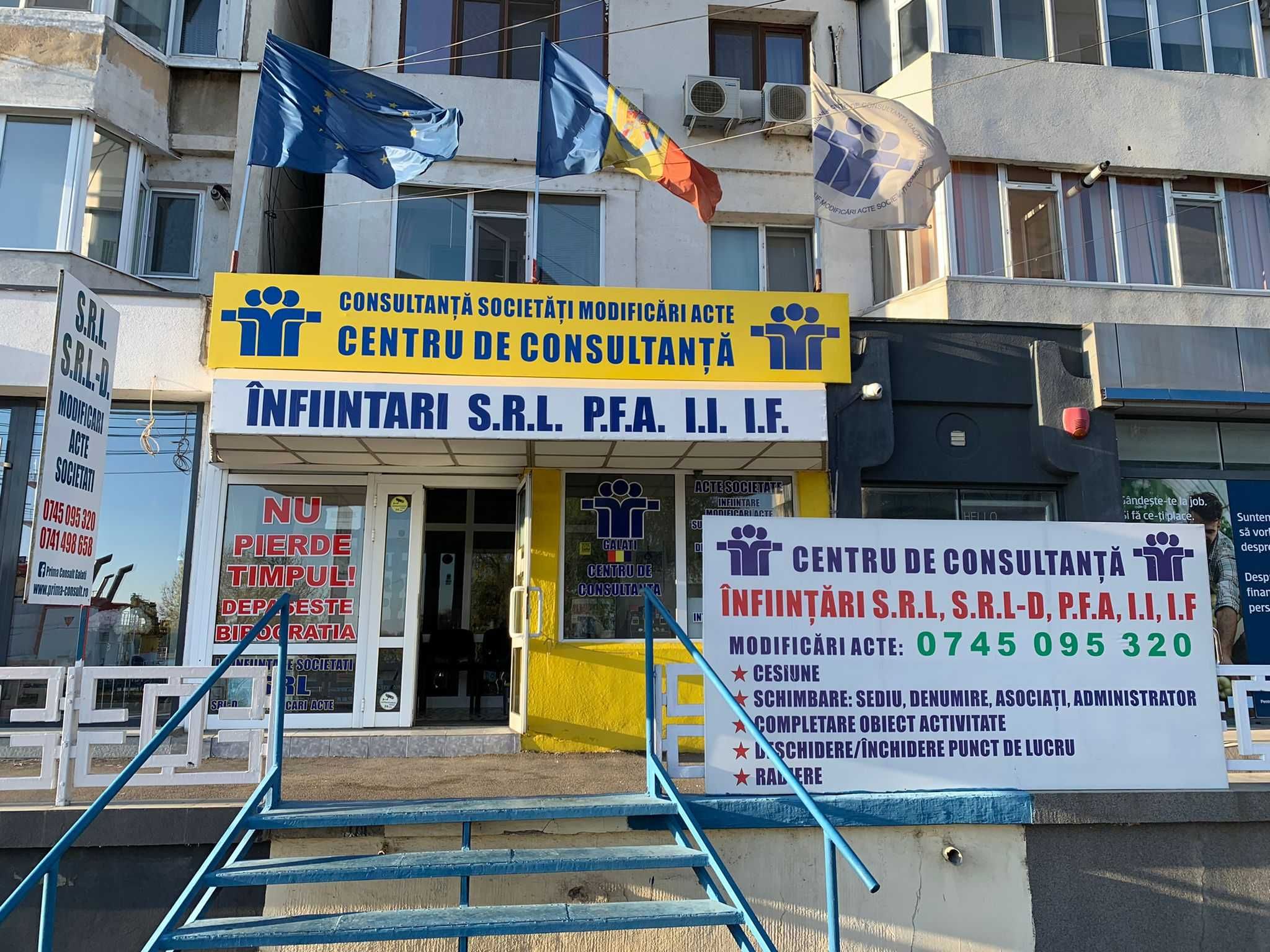 Infiintari firme SRL/PFA/II/IF modificări acte