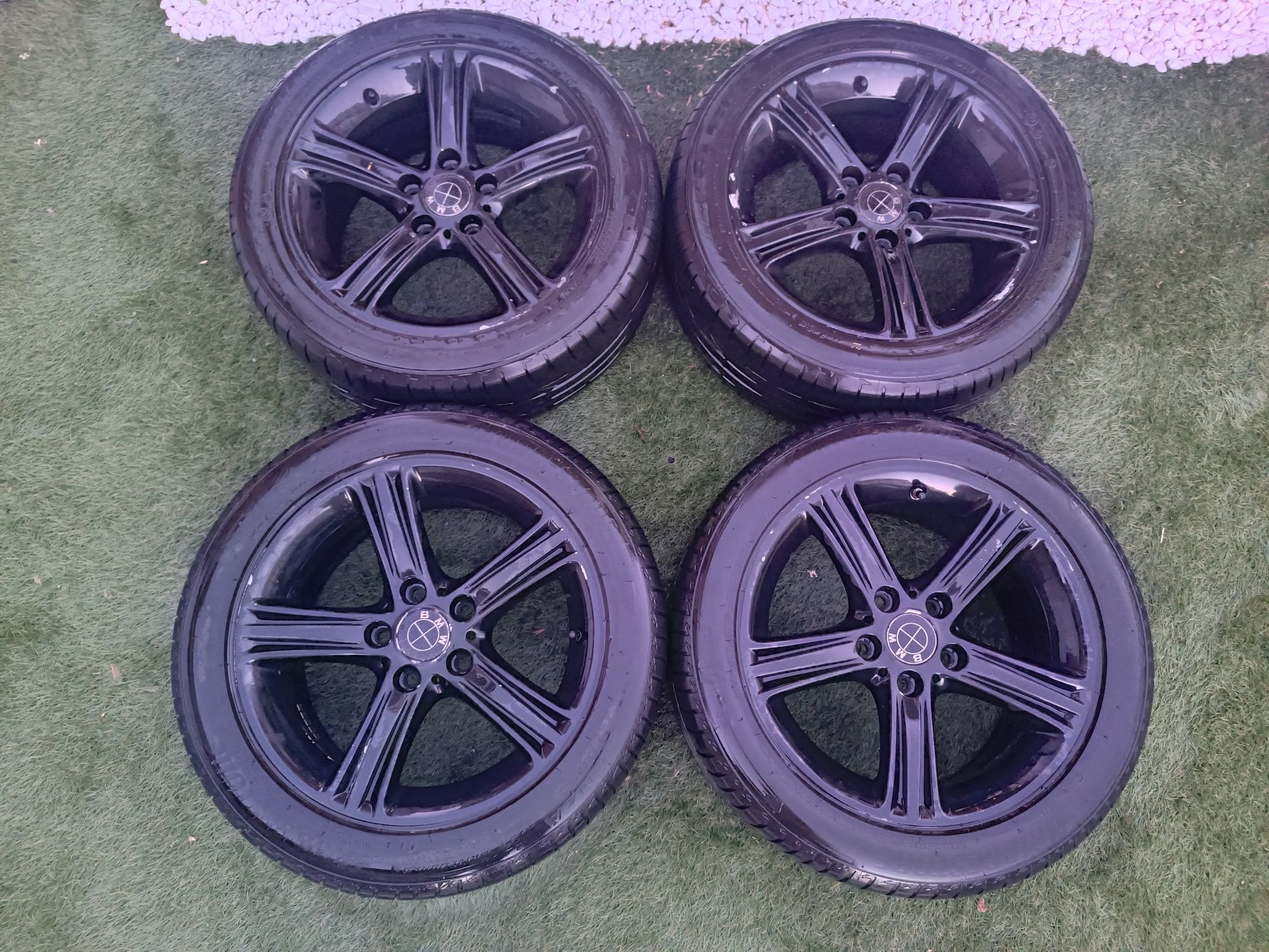 BMW F30 17" Оригинални джанти стил 393 + Runflat Bridgestone DOT 2022