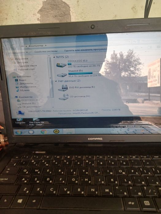 Noutbuk 500 gb Hp Compaq holati yaxshi