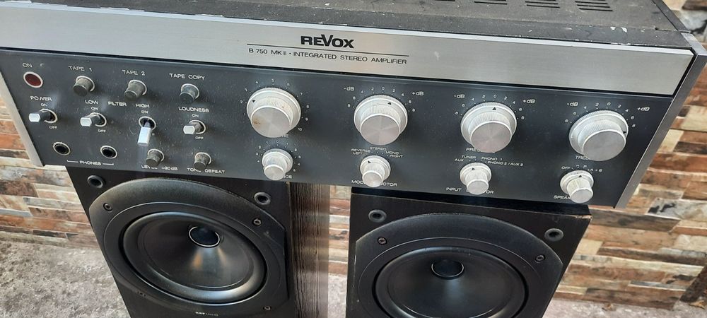 Тонколони Kef Q30 Усилвател Revox B750 mkII