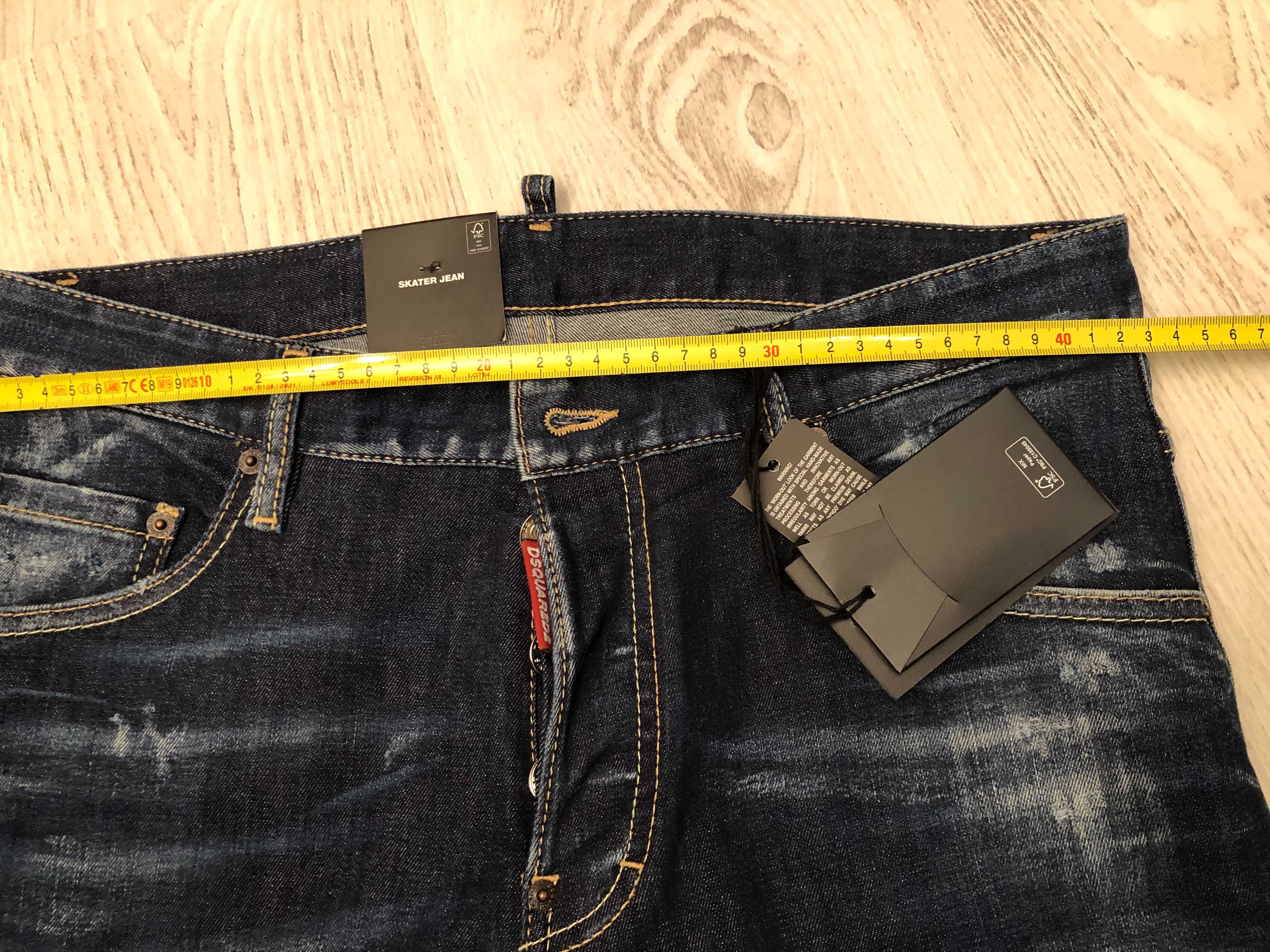 Dsquared2 blugi Skater Jean 50 italy, sau L, retail 595 euro