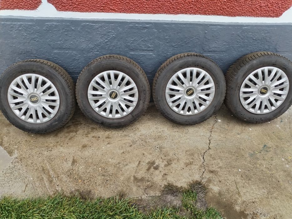 Jante + anvelope iarna hankook 195 65 R15