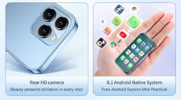 Mini smartfon Soyes XS15 Android sensor, 3G 2/16 GB telefon