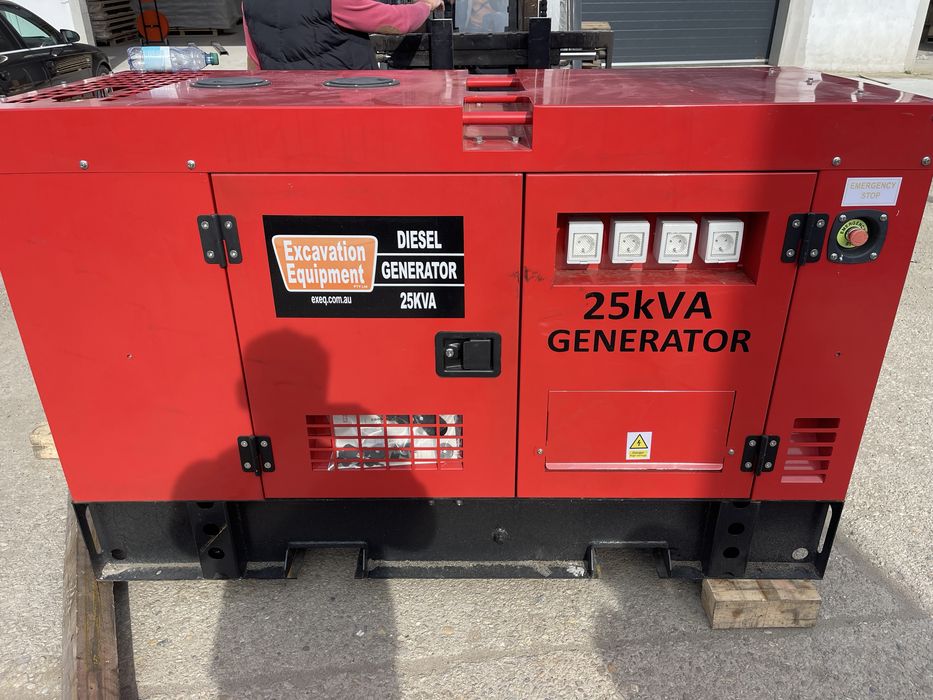 GENERATOR ELECTRIC GF 3- 25 kw kva trifazic 220/400V NOU motorina TVA