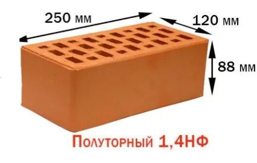 Кирпич облицовочный новый