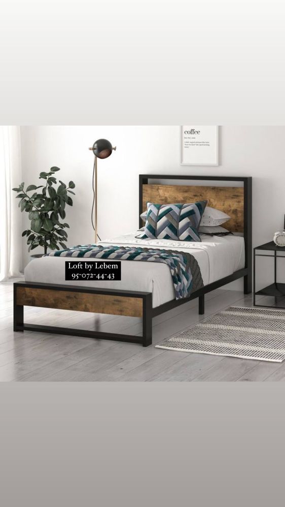 Krovatlar bir kishilik loft железное кроват односпалка лофт