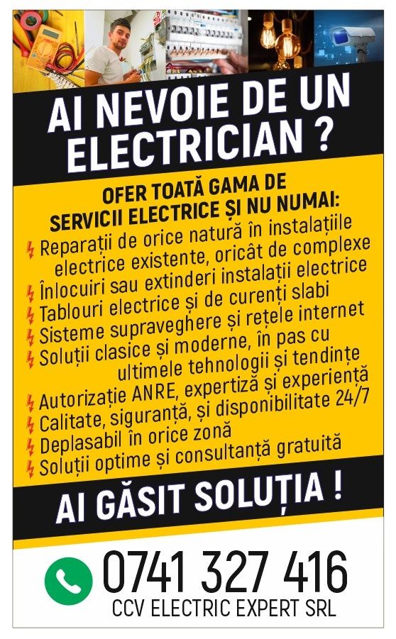 Electrician Galati și împrejurimi