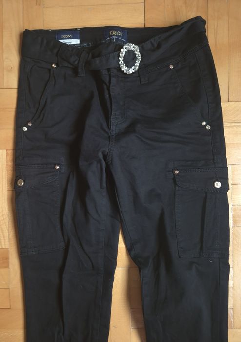 Set Haine Damă: Bluză Polar Quechua + Blugi Cargo Skinny Gaudi