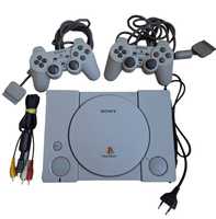 Playstation 1 Modat, Pachet Complet, 2 Manete