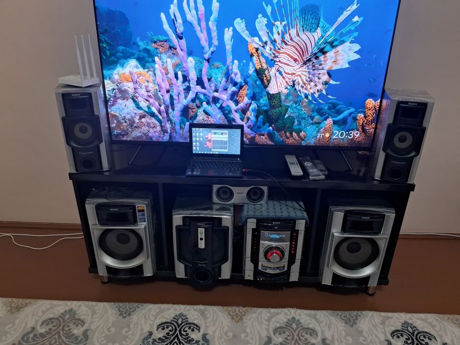 Музыкальный центр SONY 8400 WAT холати Ало янги DVD формат