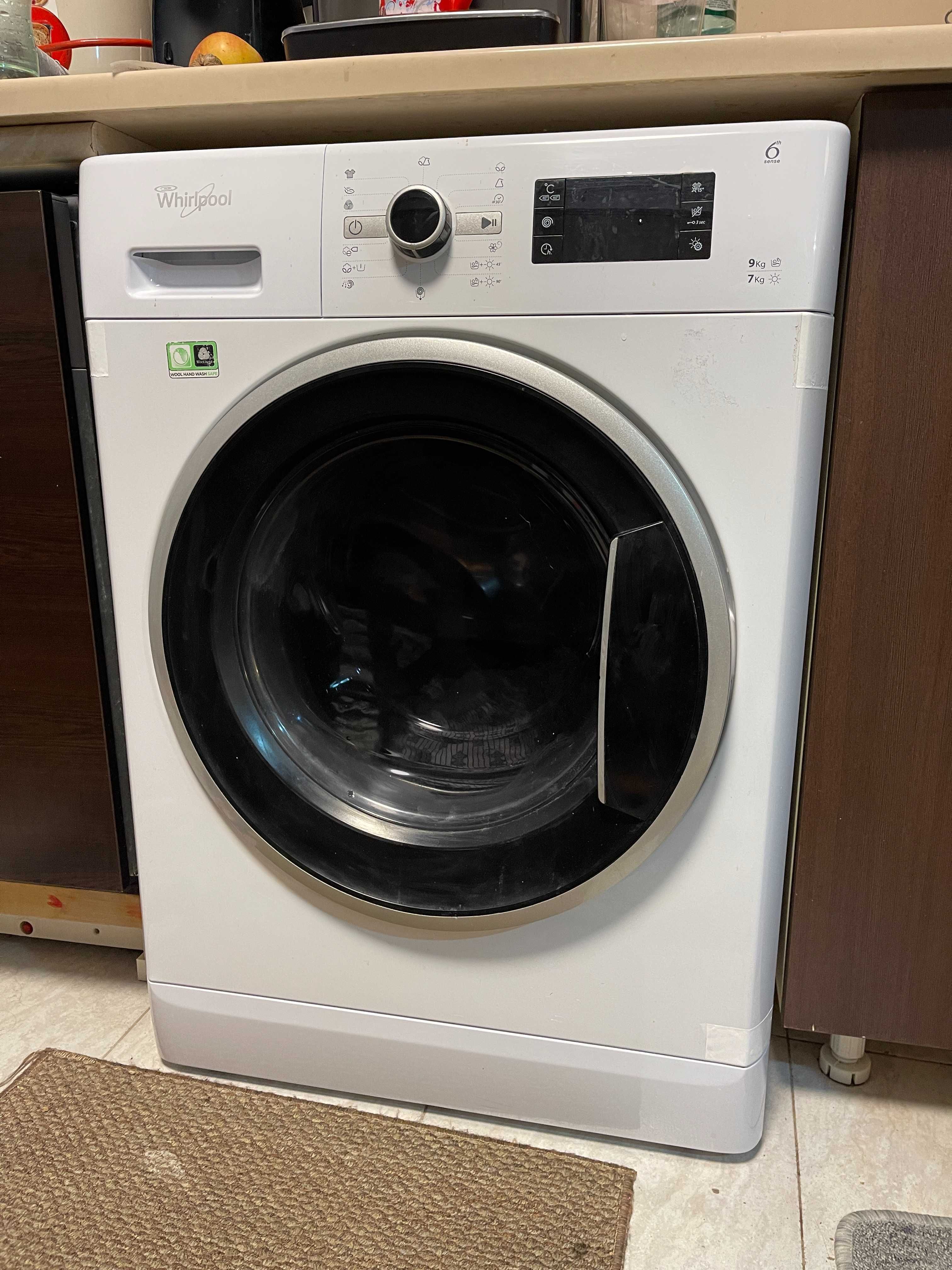 Пералня със сушилня WHIRLPOOL  пере 9 кг. /суши 7кг.