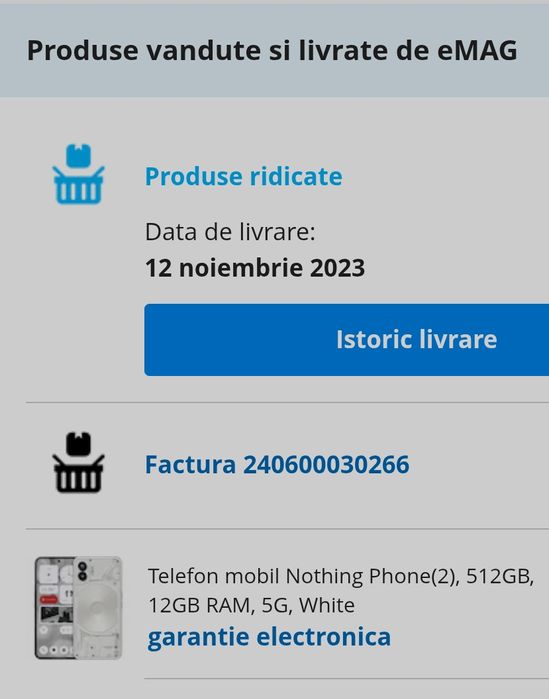 Nothing Phone 2 - 12GB RAM + 8GB RAM - 512GB alb