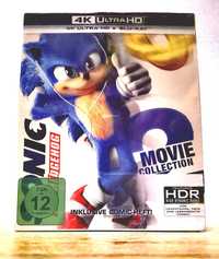 Sonic the Hedgehog 1-2 the Movie Collection 4K și bluray steelbook Nou