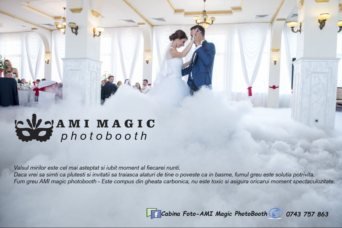 Cabina foto/ Fum greu AMI MAGIC photobooth