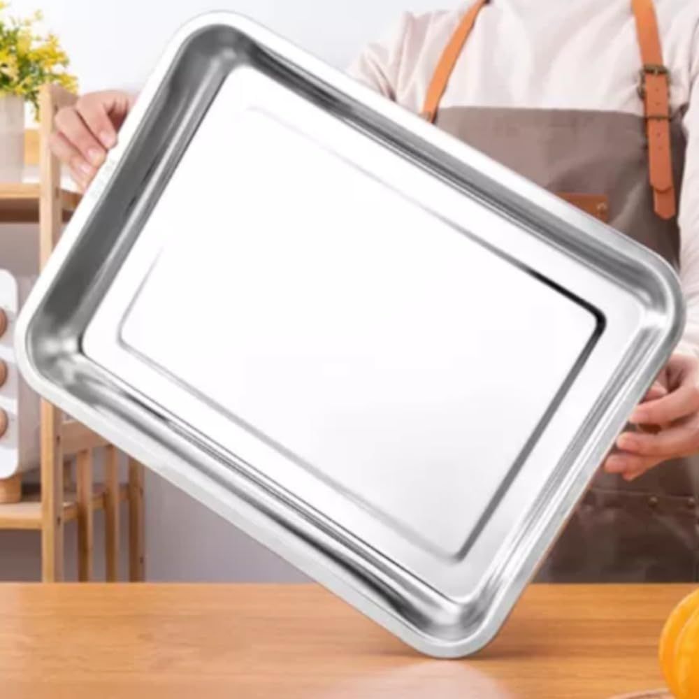 Tava inox profesionala antiaderenta 45x35x4.8 cm | CZPCCT