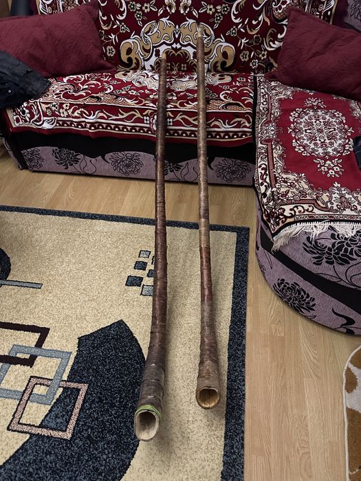 Vand bucium traditional din cires si platin invelit in coaja