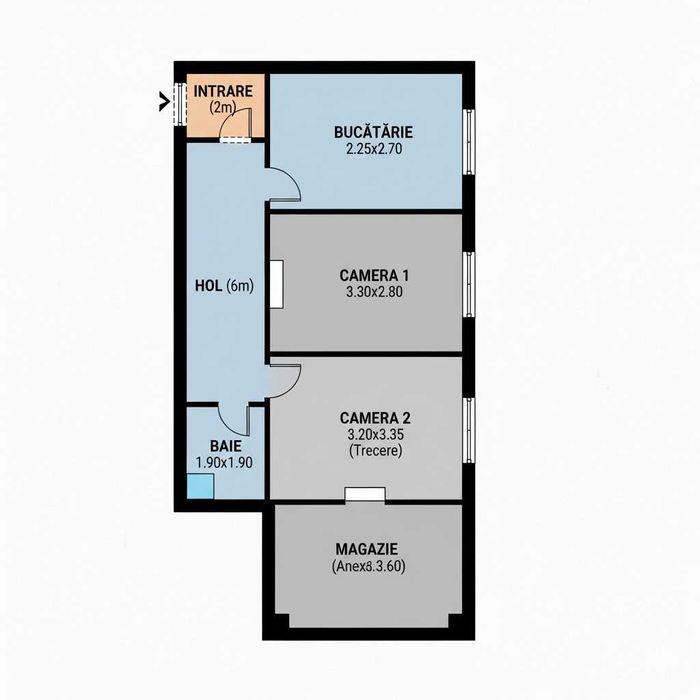 Vând Casă la Cheie în Medgidia,Str.Siretului,Nr.29